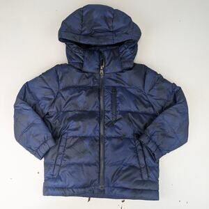 Polo Ralph Lauren Boys 4T Hooded Blue Camo Down Jacket - 650 Fill